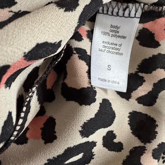 Maurices Leopard Print Blouse S - Picture 7 of 7